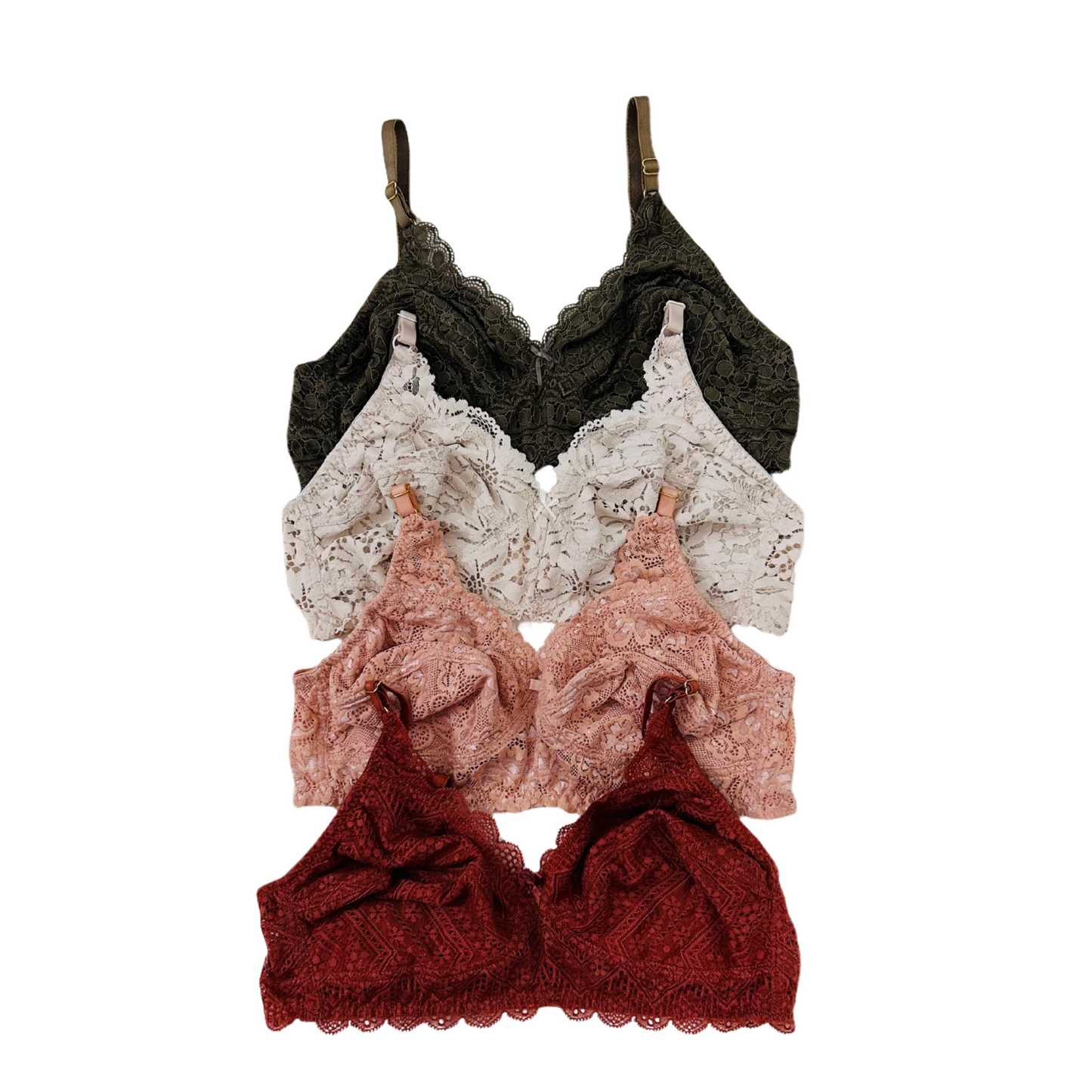 Elegant Lace Bra Set – Soft Cotton and Delicate Lace