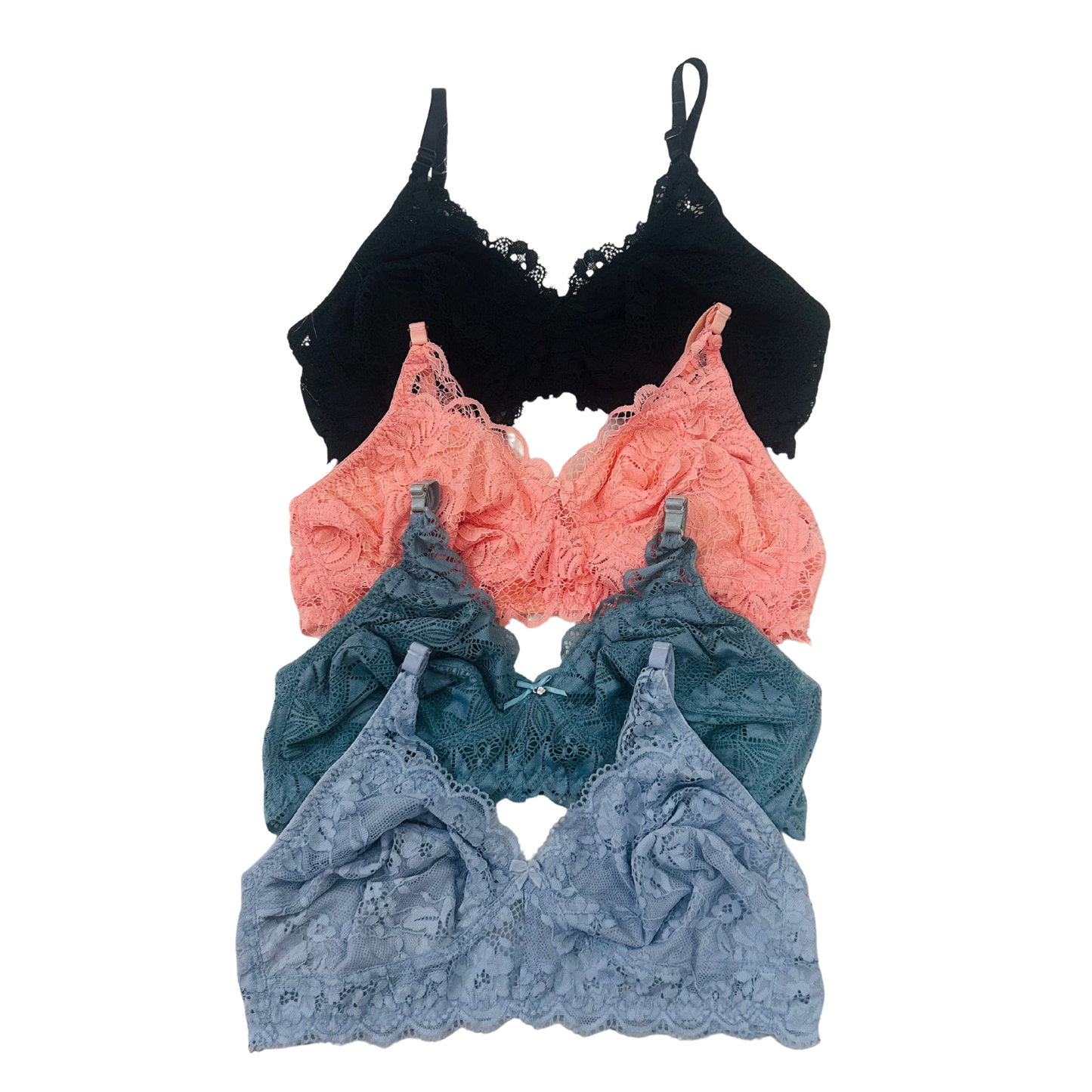 Elegant Lace Bra Set – Soft Cotton and Delicate Lace