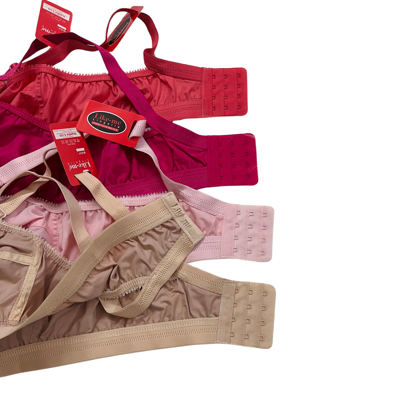Like-Me Luxe Cotton Bras – Premium Comfort & Elegant Style All Day!