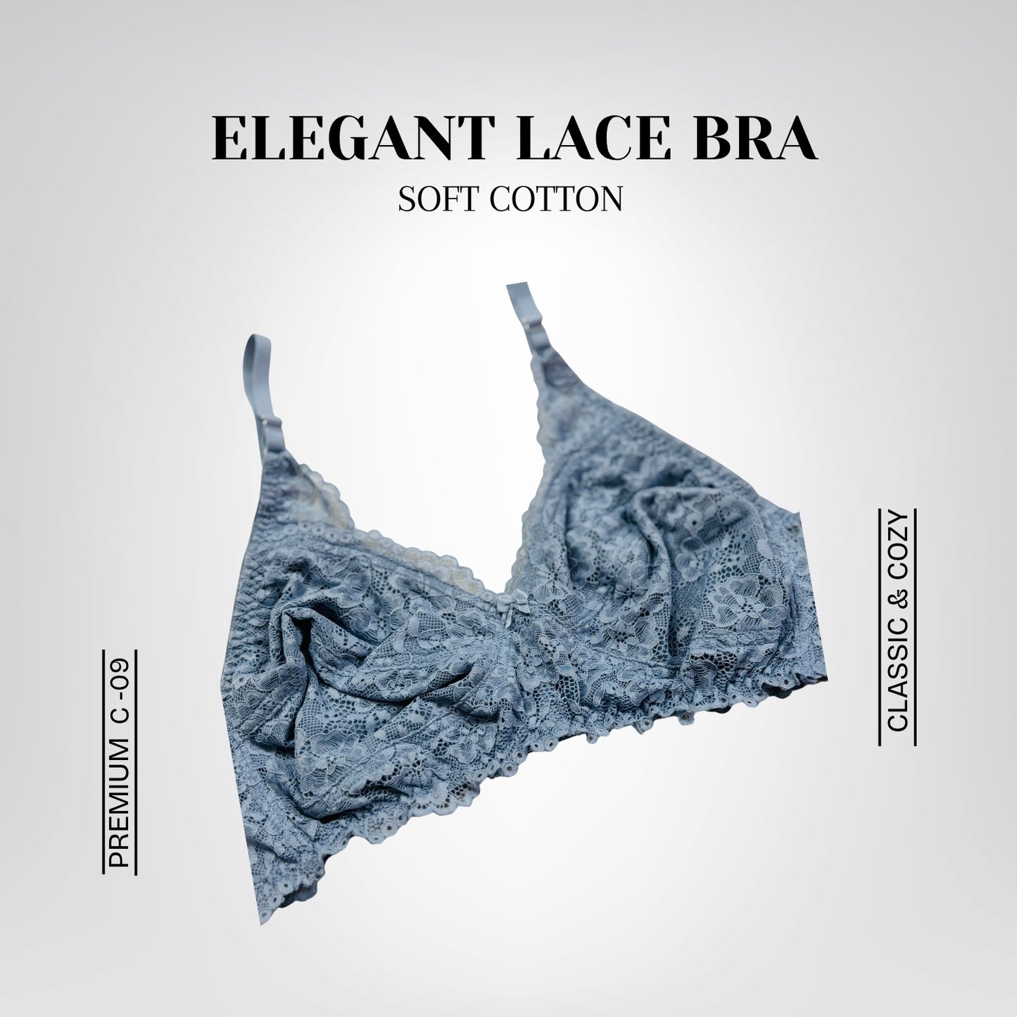 Elegant Lace Bra Set – Soft Cotton and Delicate Lace