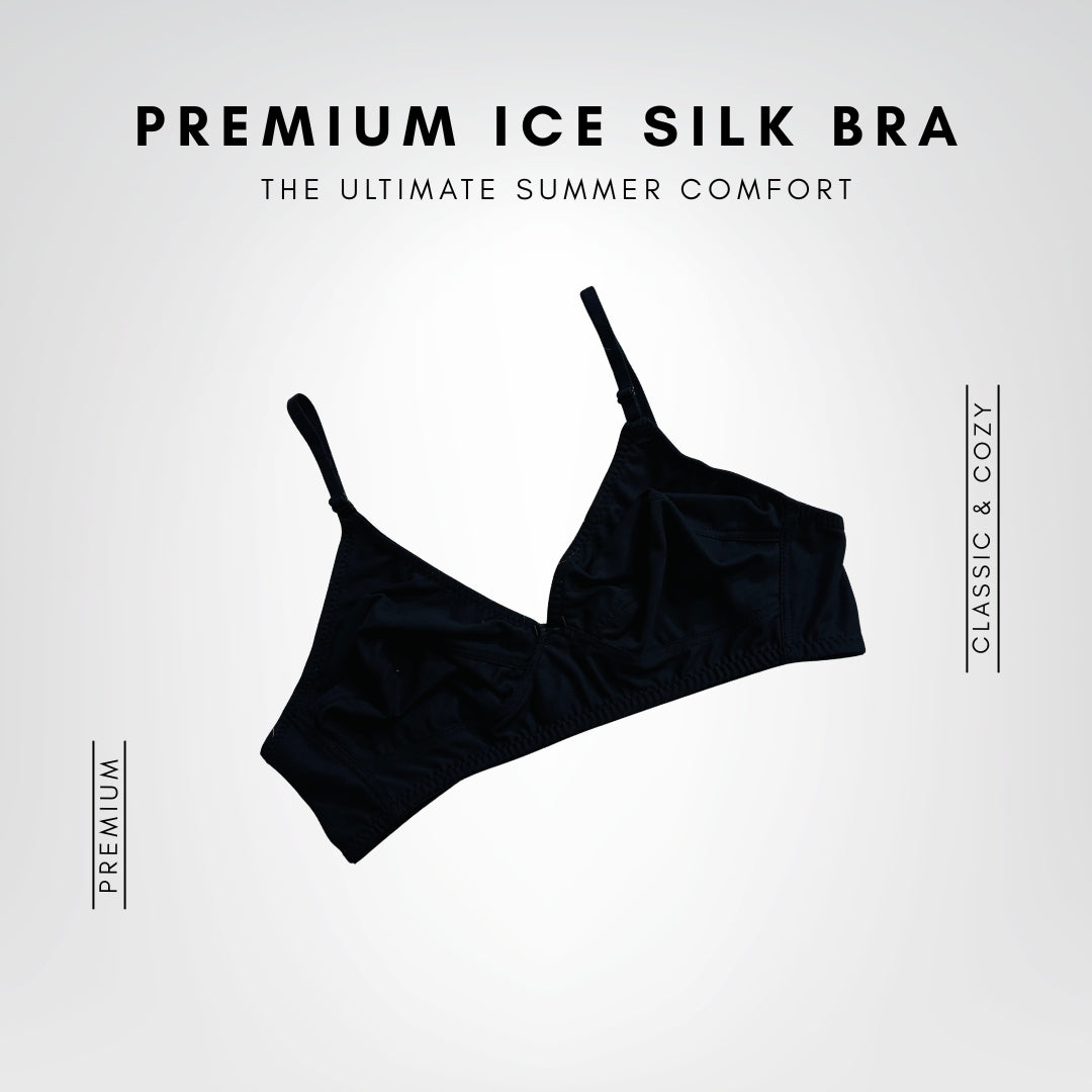 Premium Ice Silk Full-Cup Bra (6 Pcs) | The Ultimate Summer Comfort