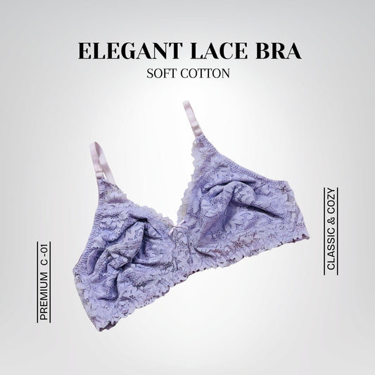 Elegant Lace Bra Set – Soft Cotton and Delicate Lace