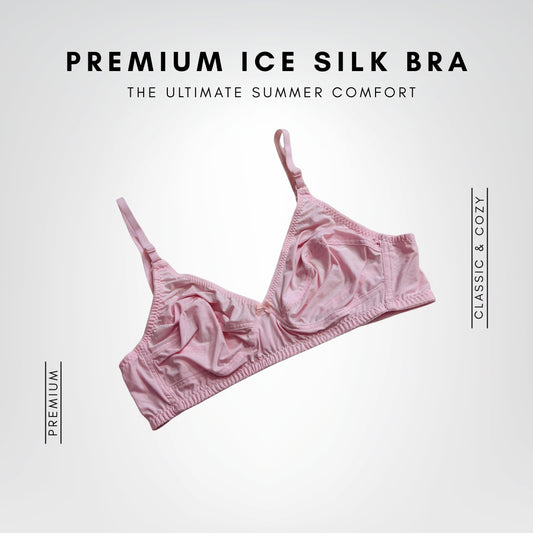 Premium Ice Silk Full-Cup Bra (6 Pcs) | The Ultimate Summer Comfort