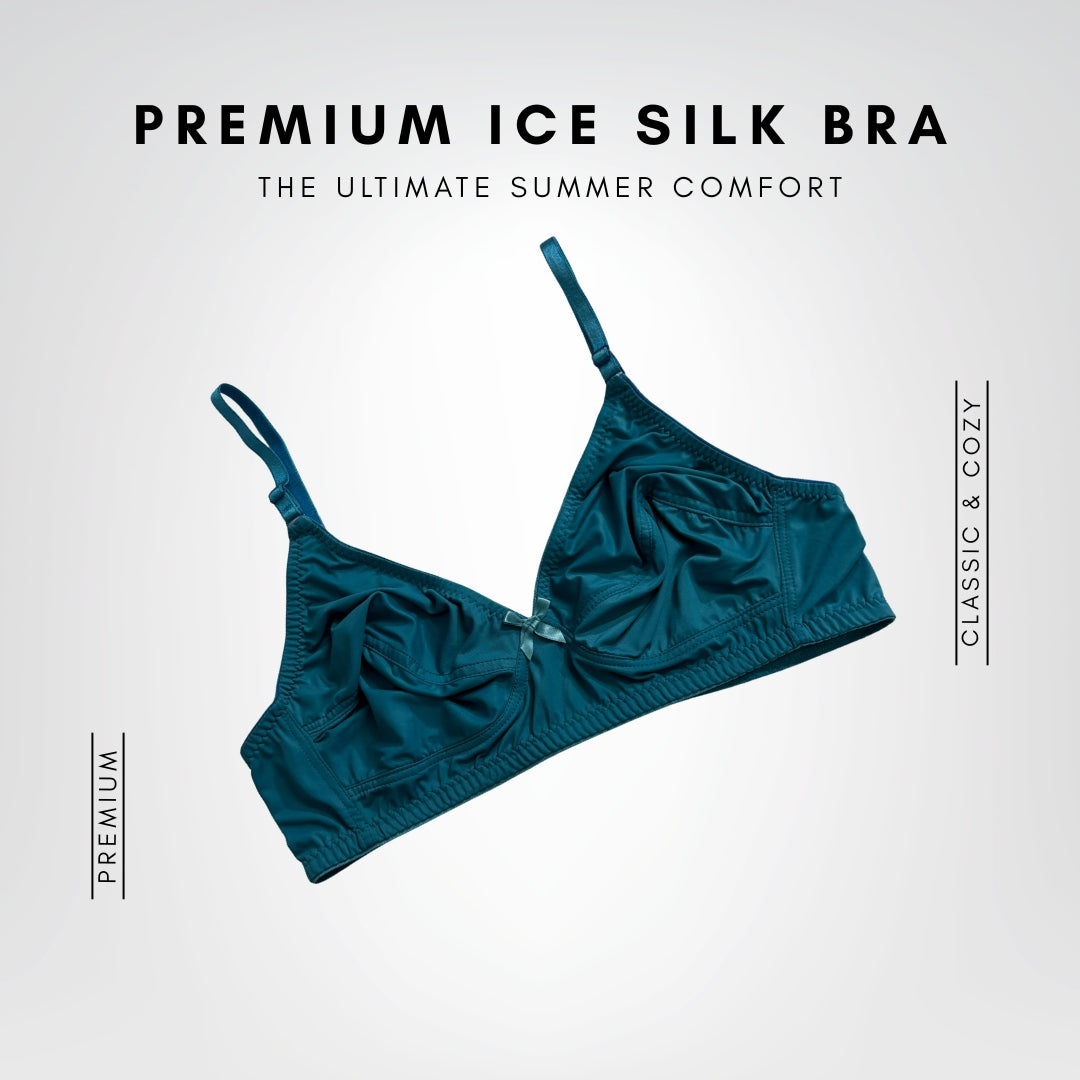 Premium Ice Silk Full-Cup Bra (6 Pcs) | The Ultimate Summer Comfort