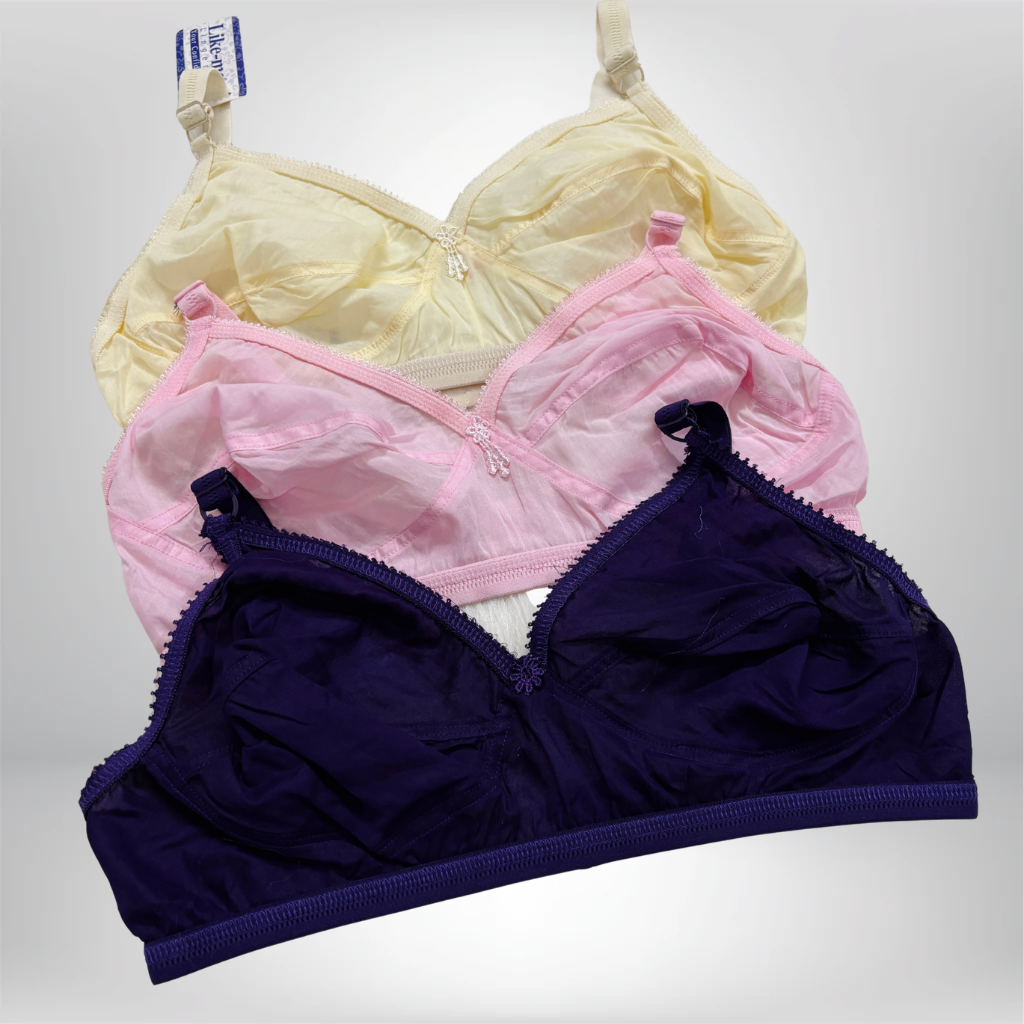 Like Me 2 Hook Women's Breathable Cotton Bra – All-Day Comfort & Fit