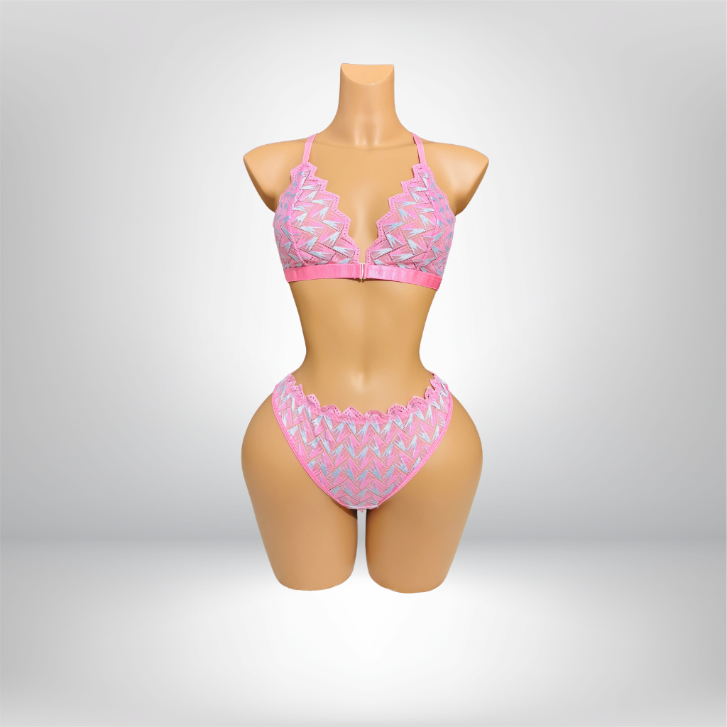 Electric Lace Bikini Set