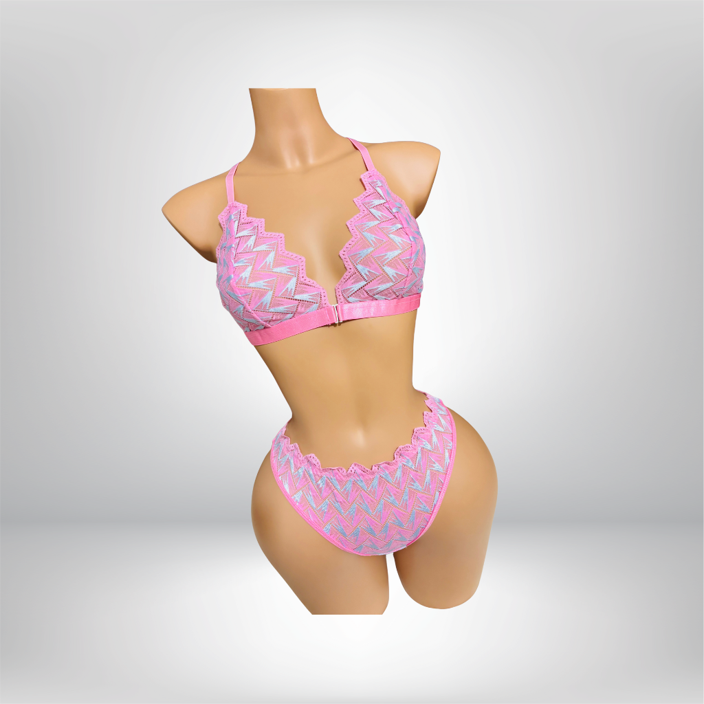 Electric Lace Bikini Set