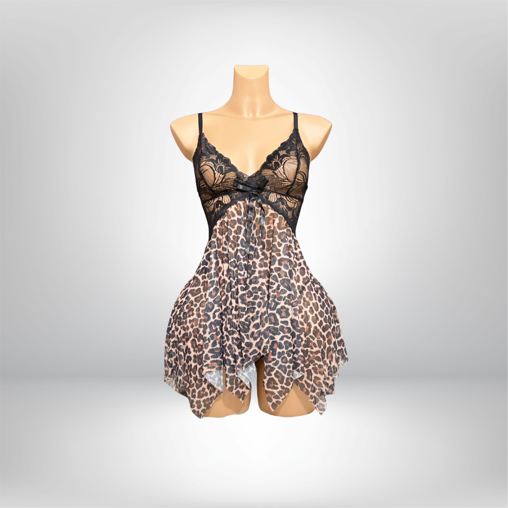 Honeymoon Special Leopard Nightwear