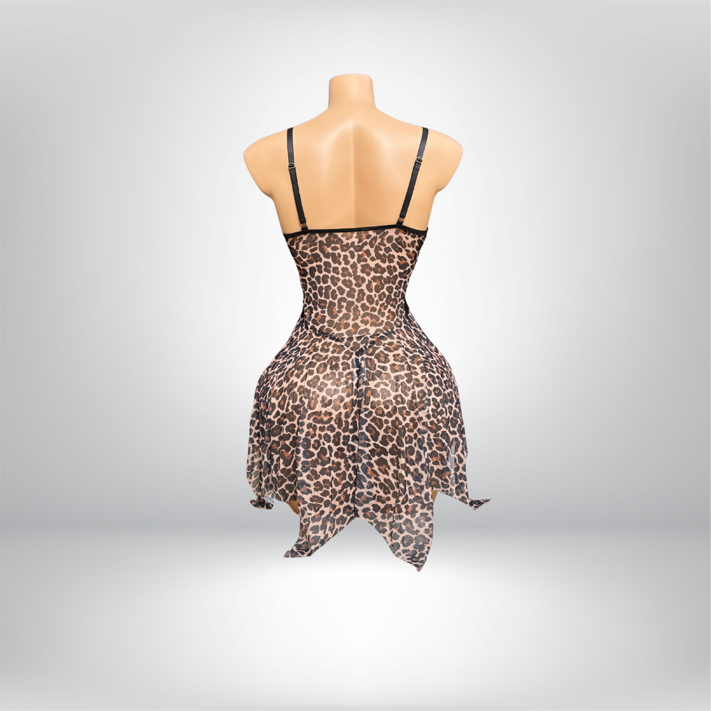 Honeymoon Special Leopard Nightwear
