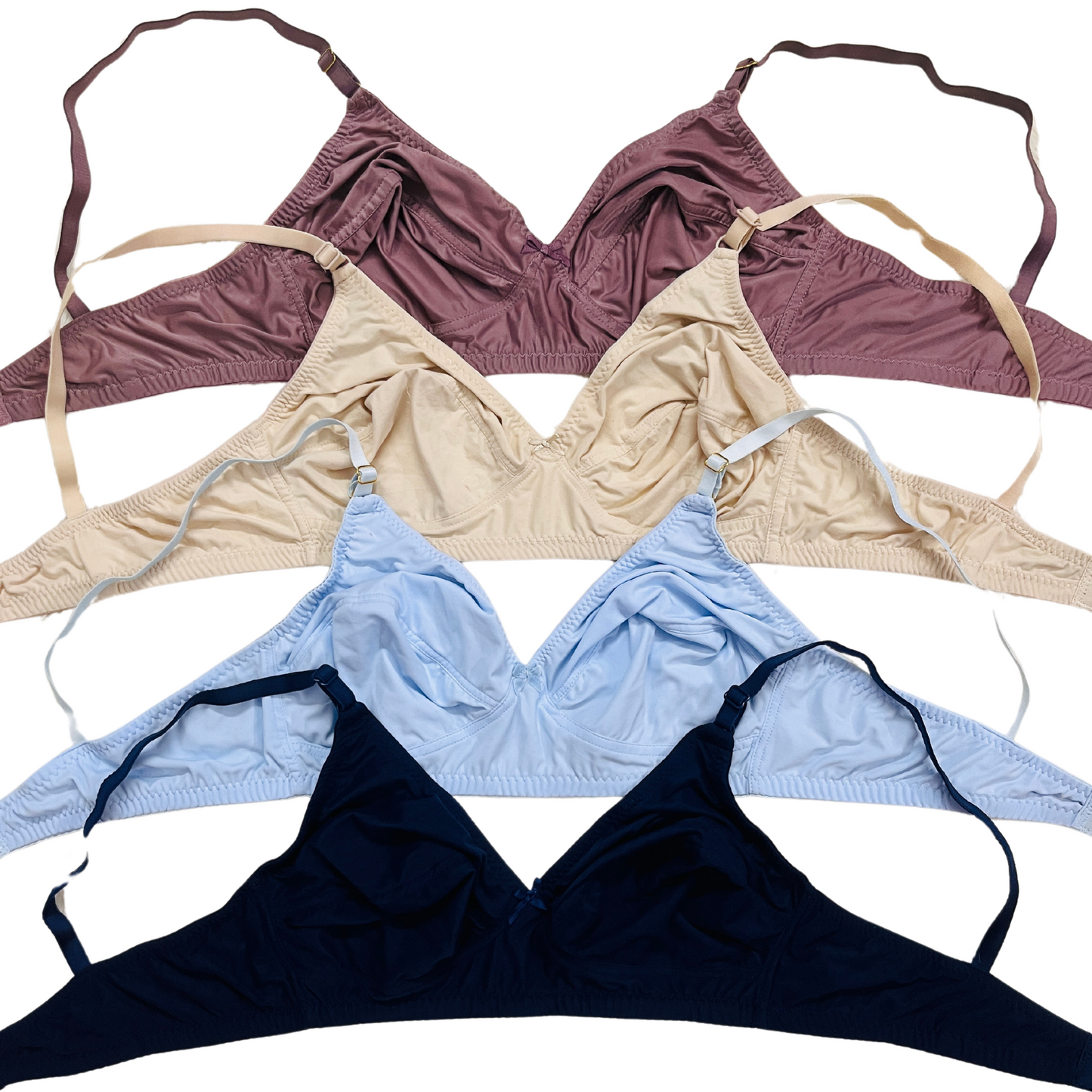 Premium Ice Silk Full-Cup Bra (4 Pcs) | The Ultimate Summer Comfort