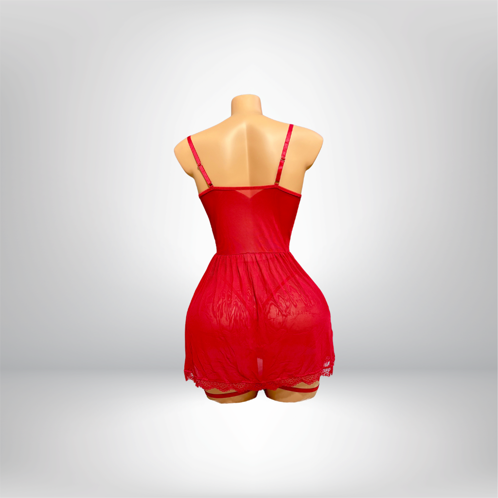 Midnight Maroon Lingering Set