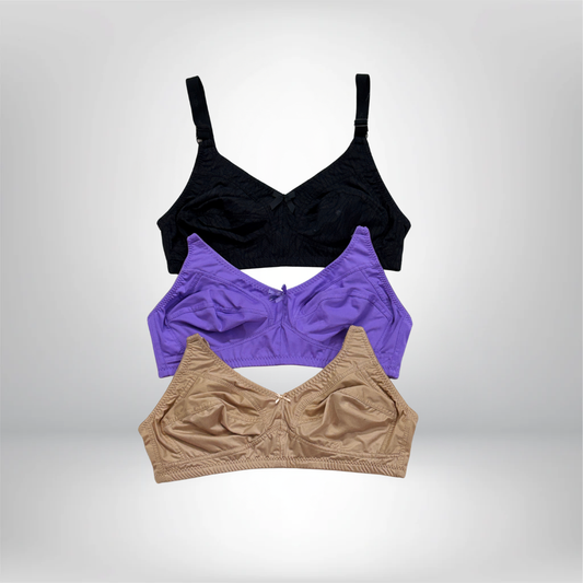 Cotton Plain Minimizer Bra